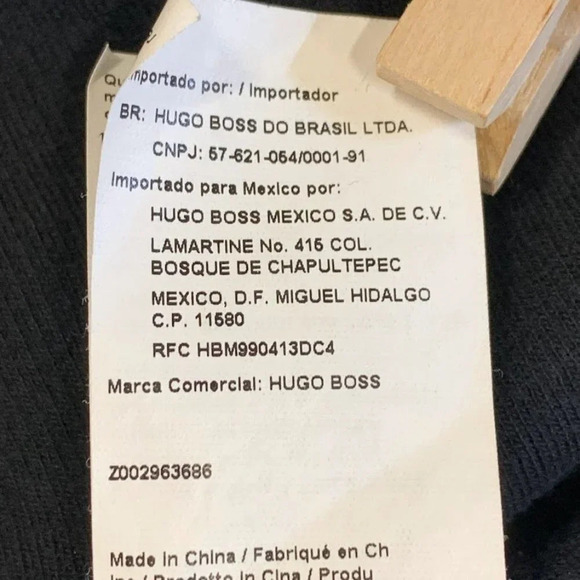 Hugo Boss Men's Piceno Quarter Zip Long Sleeve Knit Cotton Sweater Size L - Picture 11 of 15